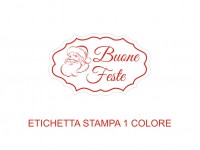 Etichette adesive auguri (mm 35x21) (cod. 4O)
